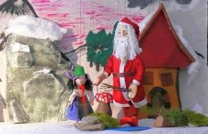 Marionetten Geschichten - die Sechte: Der Kleine Weihnachtsmann, Autorin Nicole Braunwarth